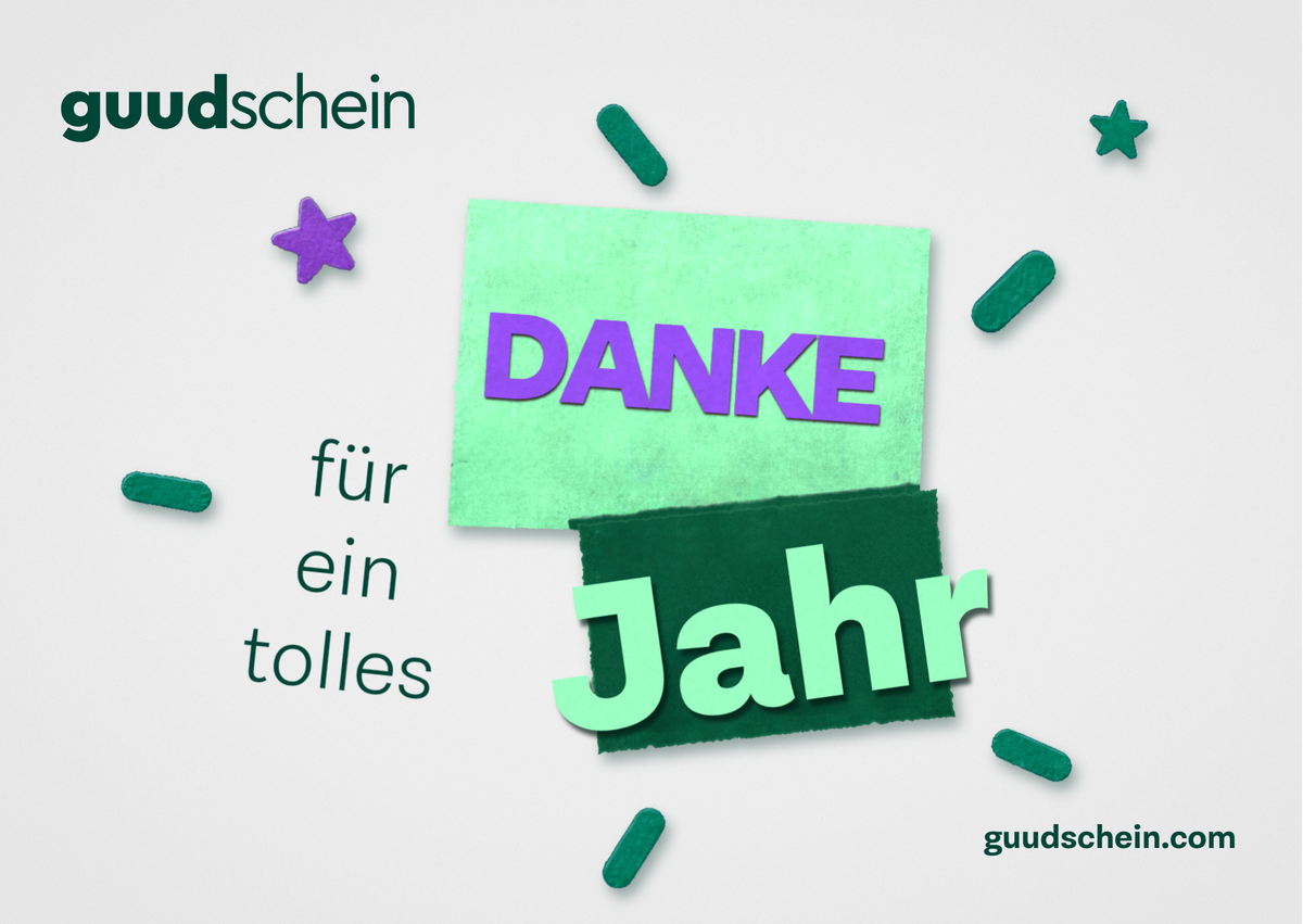 Motiv: Danke für ein tolles Jahr (digital & physisch)
